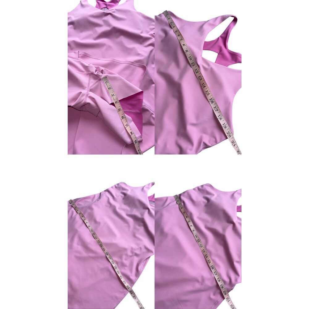 SPANXshape Get Moving V-Neck Athleisure Dress In Pink Petunia Size 1X - Picture 10 of 11